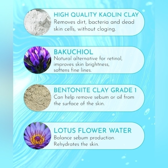 Mudmasky Vitamin A Booster Blue Clay Mask FULL SIZE - Picture 5 of 7